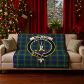 McIntyre Hunting Modern Tartan Crest Quilt
